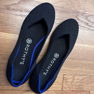 Rothy’s Black Rounded Flat 8.5